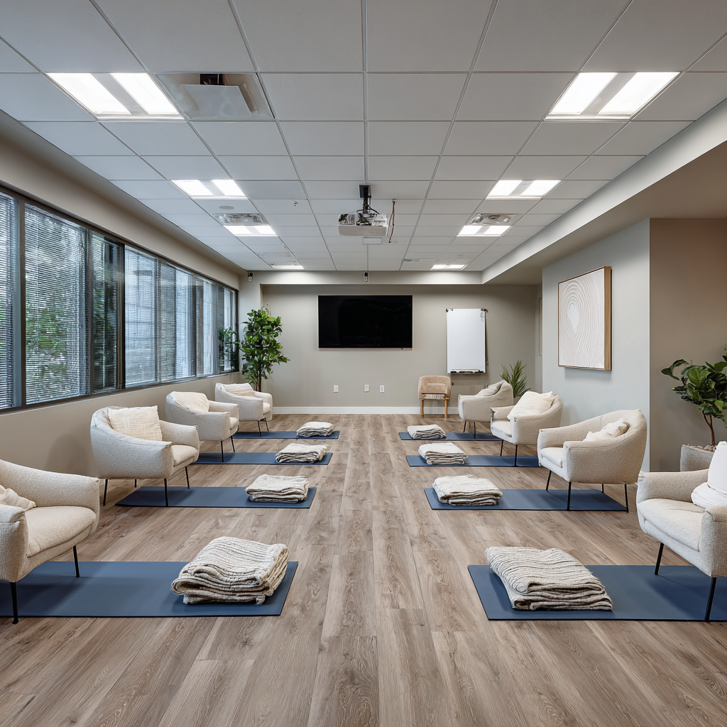 Residential living quarters at JPZ Healing Services in Santa Ana, California